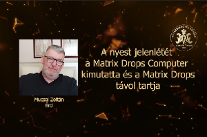 A nyest jelenlétét a Matrix Drops Computer kimutatta és a Matrix Drops távol tartja – Mucsai Zoltán